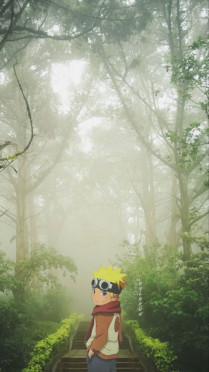 675x1200 Village hidden in the rain wallpaper. Naruto background landscape, Naruto relaxing, Naruto wallpaper for phone