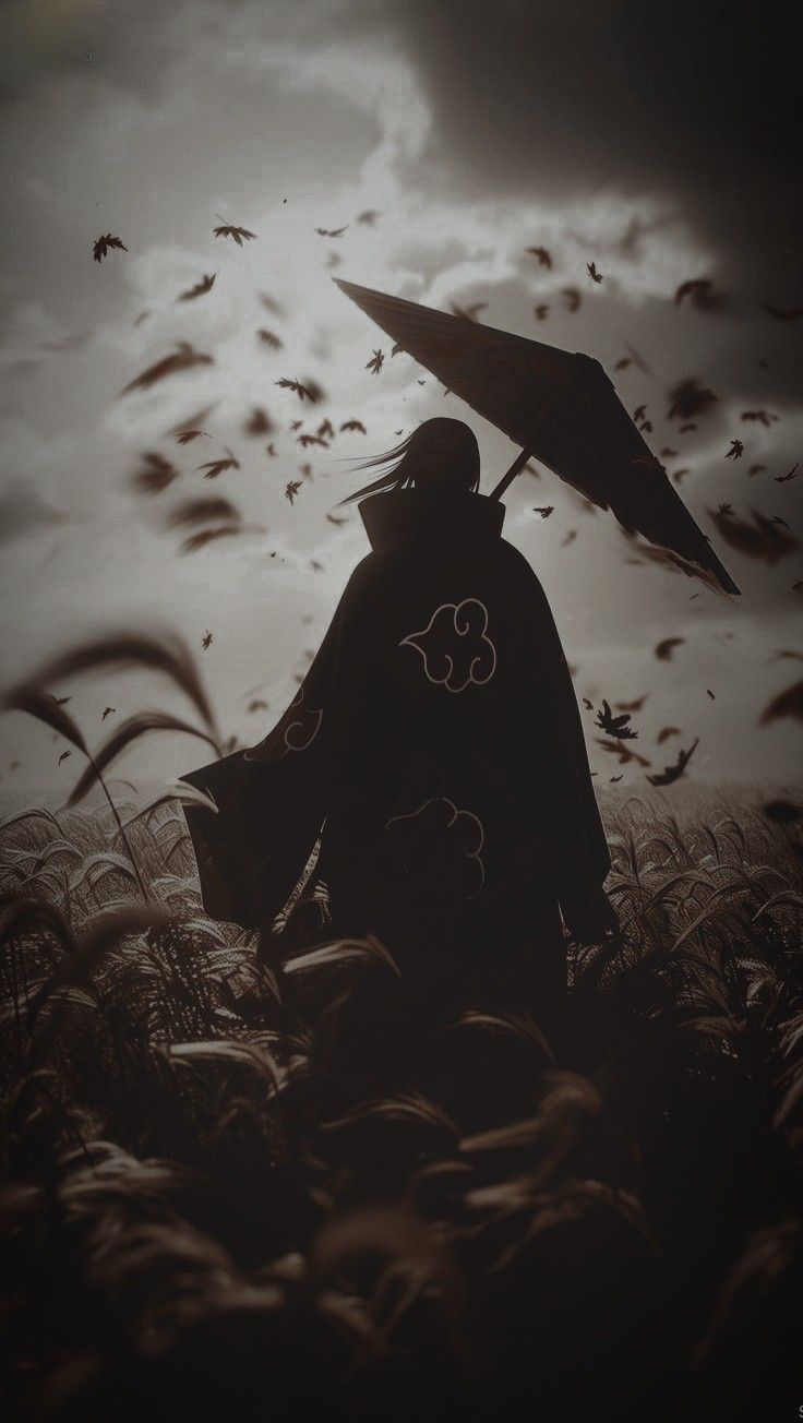 736x1304 Village hidden in the rain wallpaper. Itachi aesthetic, Madara uchiha black wallpaper, Uchiha itachi