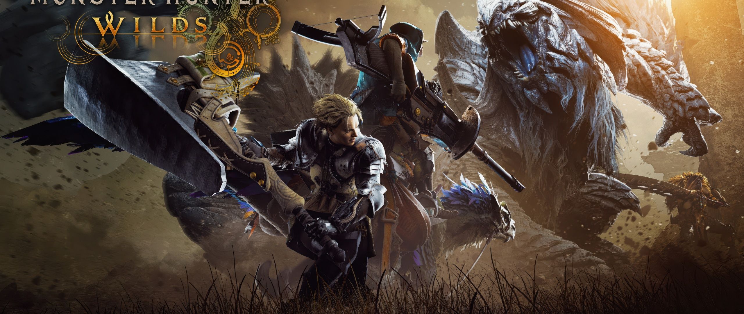 2560x1080 Monster Hunter Wilds Wallpaper 4K, Key Art, 5K, 2025 Games