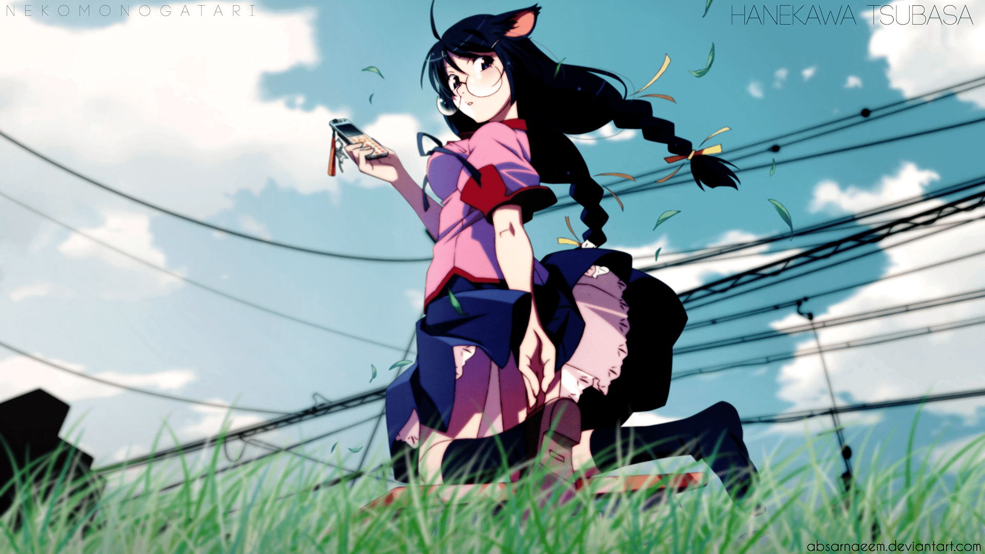 1920x1080 Tsubasa Hanekawa