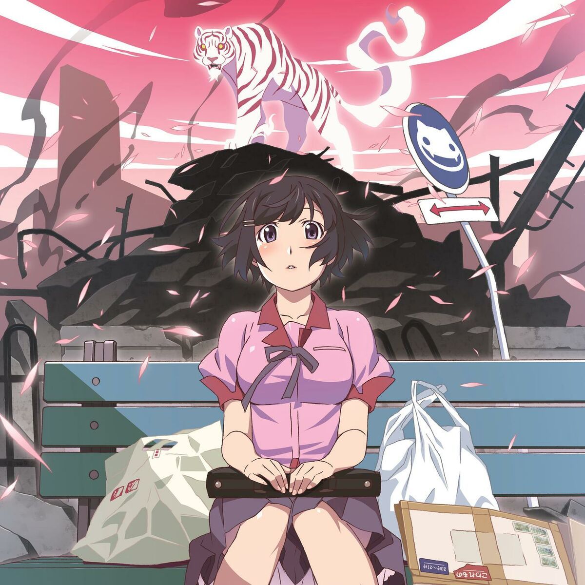 1200x1200 MONOGATARI Series (Shiro) Gekihanongakushu (Original Soundtrack)