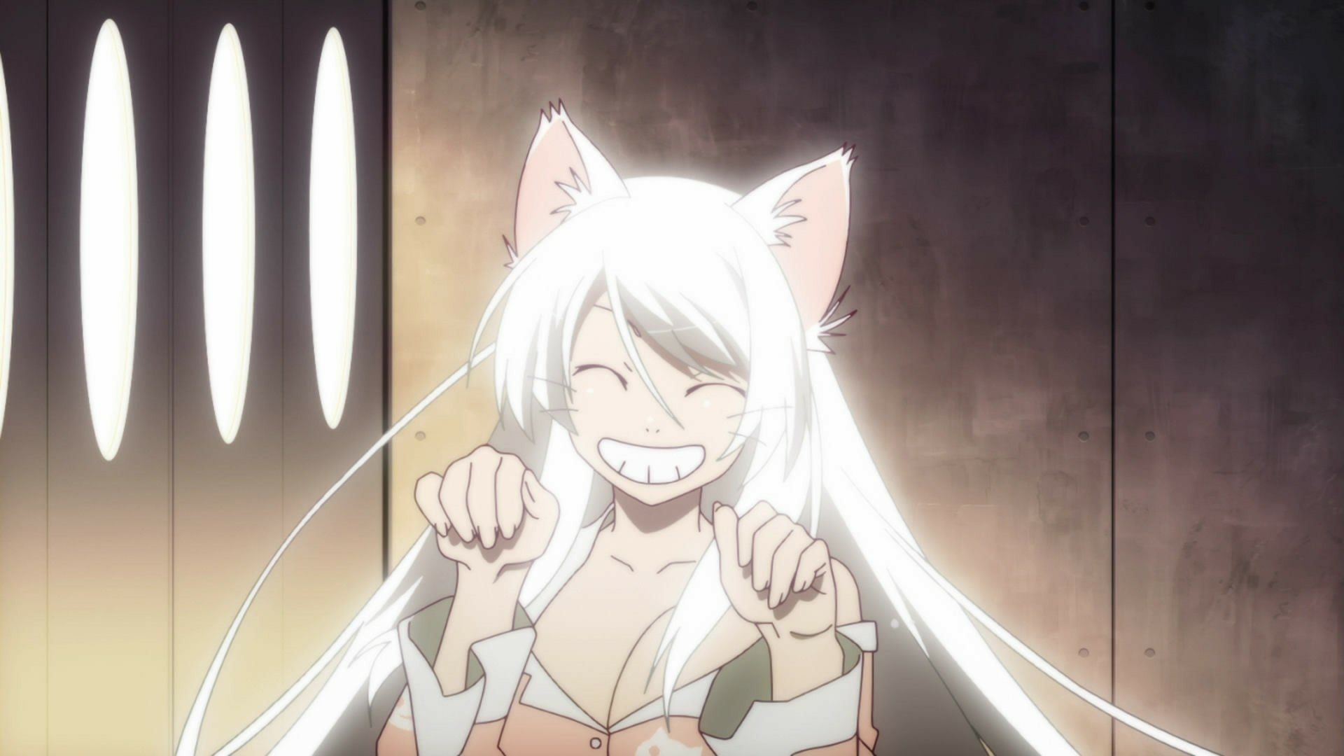1920x1080 Monogatari: Radiant Neko Smile