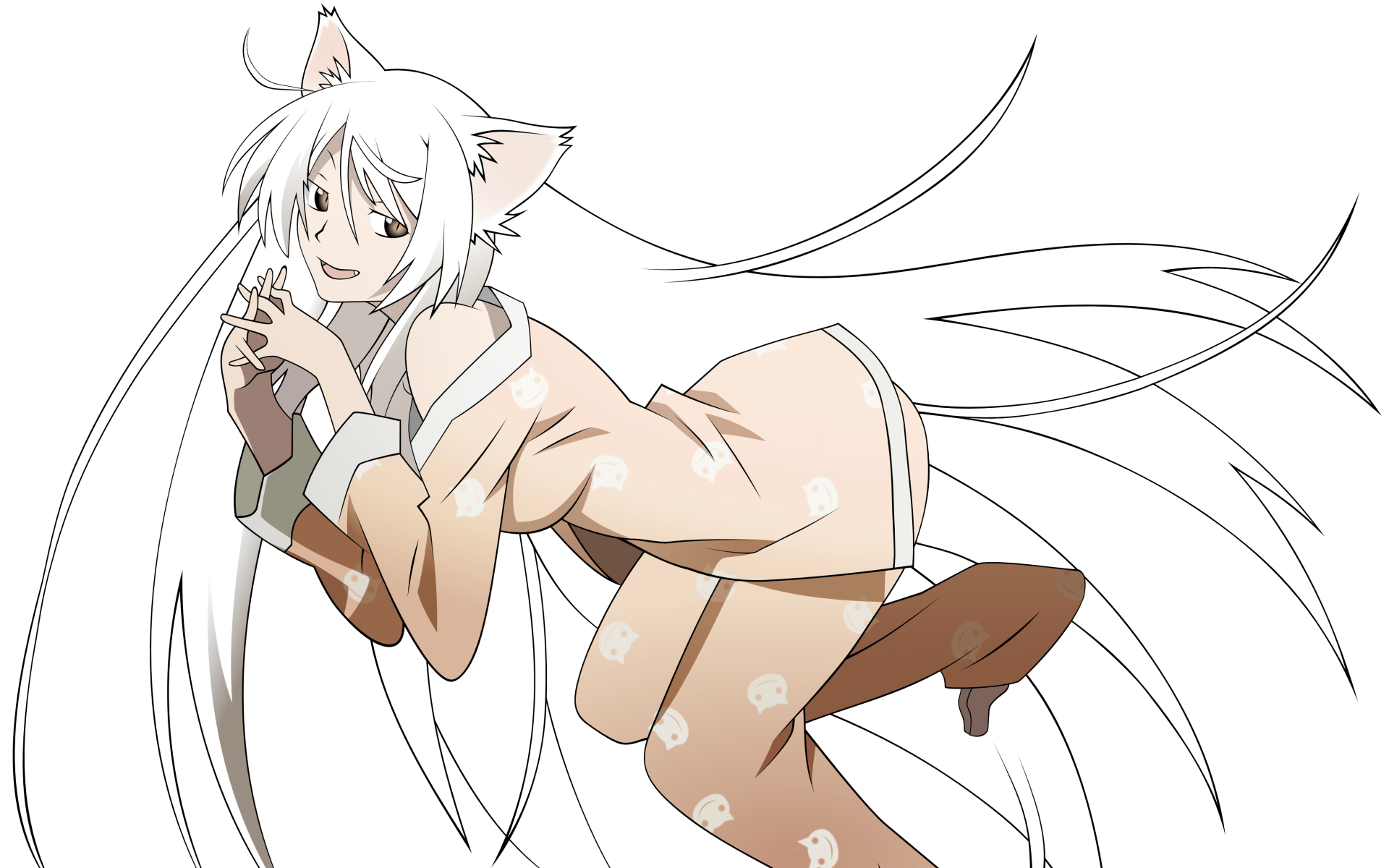1920x1200 Download Black Hanekawa Tsubasa Hanekawa Anime Monogatari (Series) 4k Ultra HD Wallpaperx2500