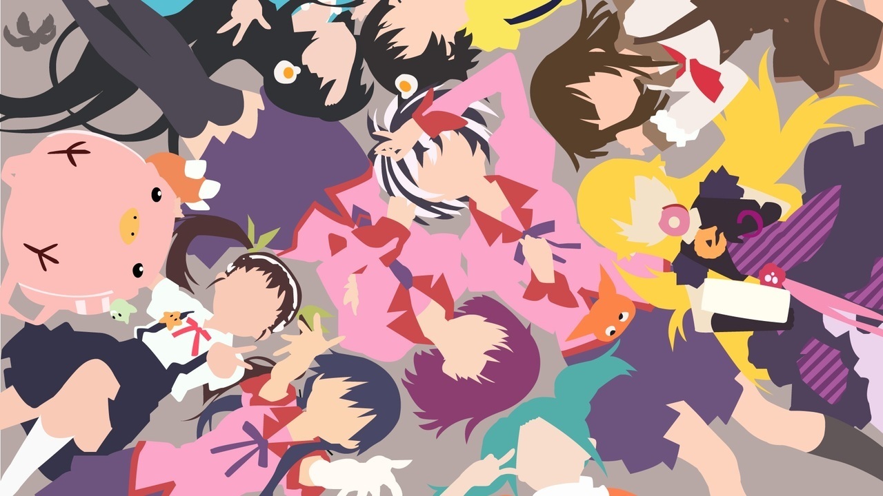1280x720 Kizumonogatari, araragi koyomi and nekomonogatari anime on