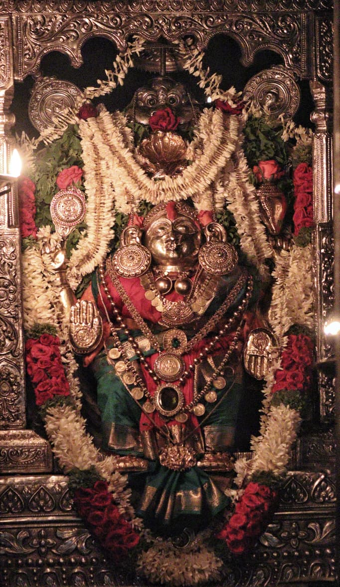 682x1177 Kateel Sri Durgaparameshwari today's Alankara Canara Post