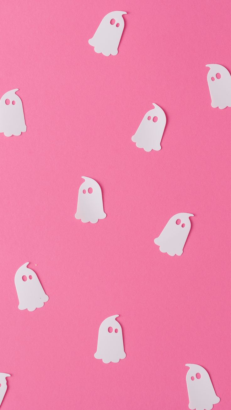 736x1308 Pink Halloween iPhone Wallpaper Too Cute to Spook