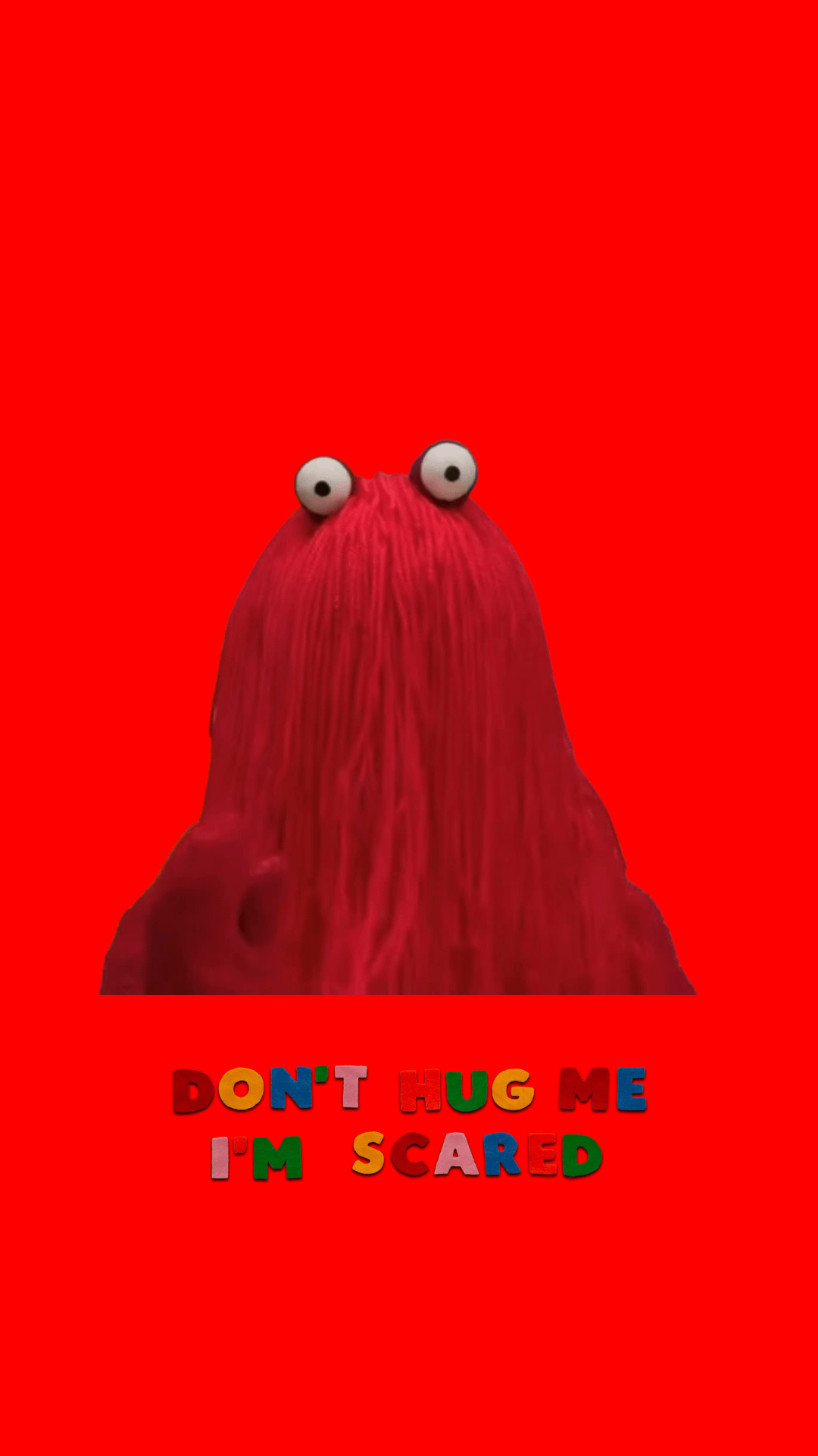 1080x1920 I made a simple Red Guy phone wallpaper. (Feel free to use)