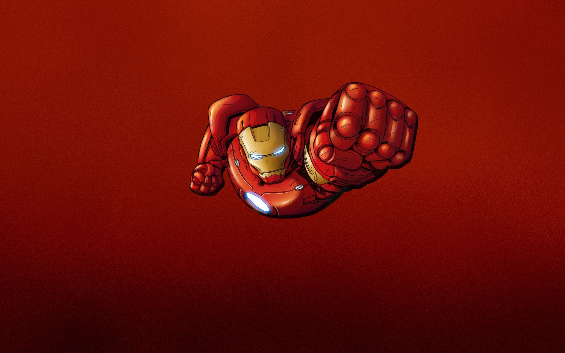 1920x1200 Wallpaper red, steel, iron man, Iron Man, Marvel, comic for mobile and desktop, section фантастика, resolution 1920x1200