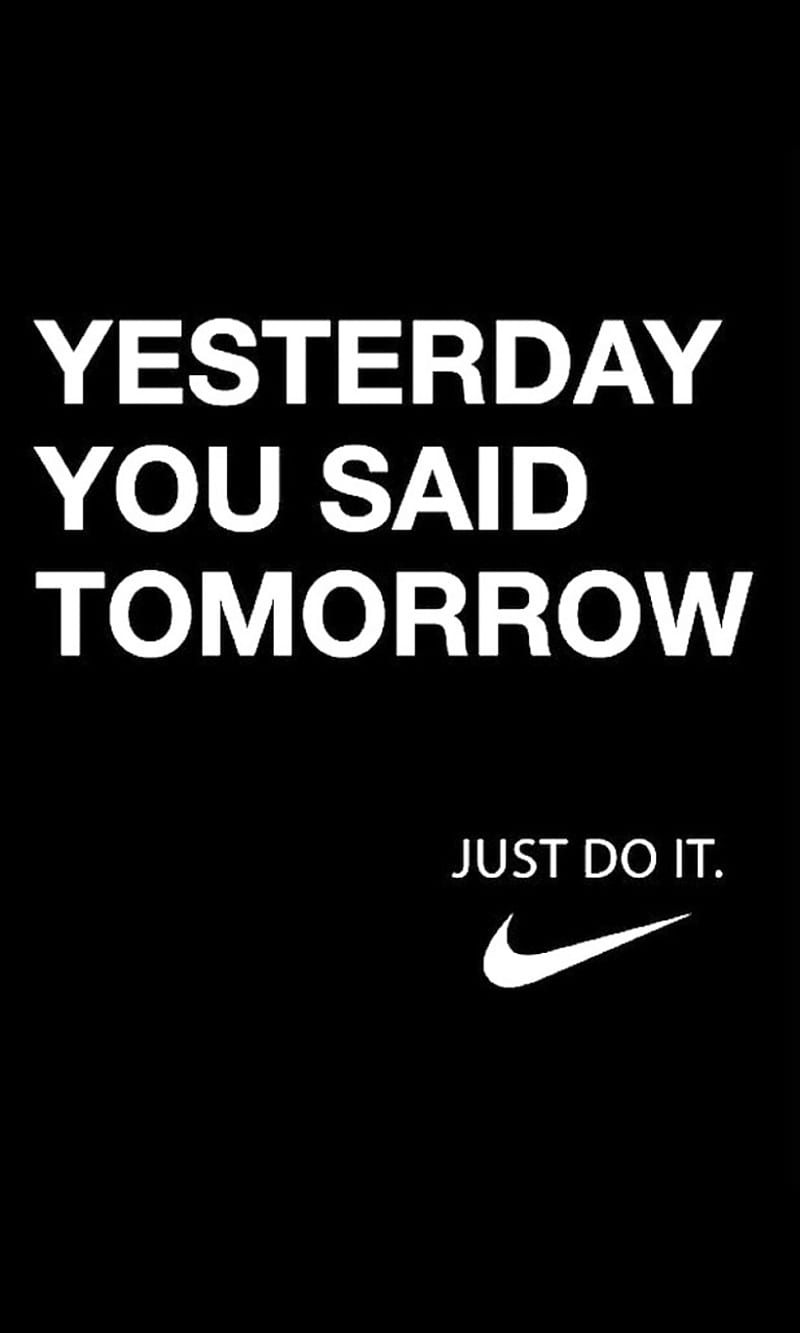 800x1333 Tomorrow, just do it, motivation, procratinate, success, HD phone wallpaper