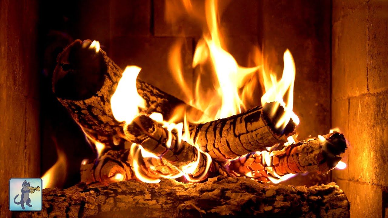 1280x720 Beautiful Warm Cozy Fireplace
