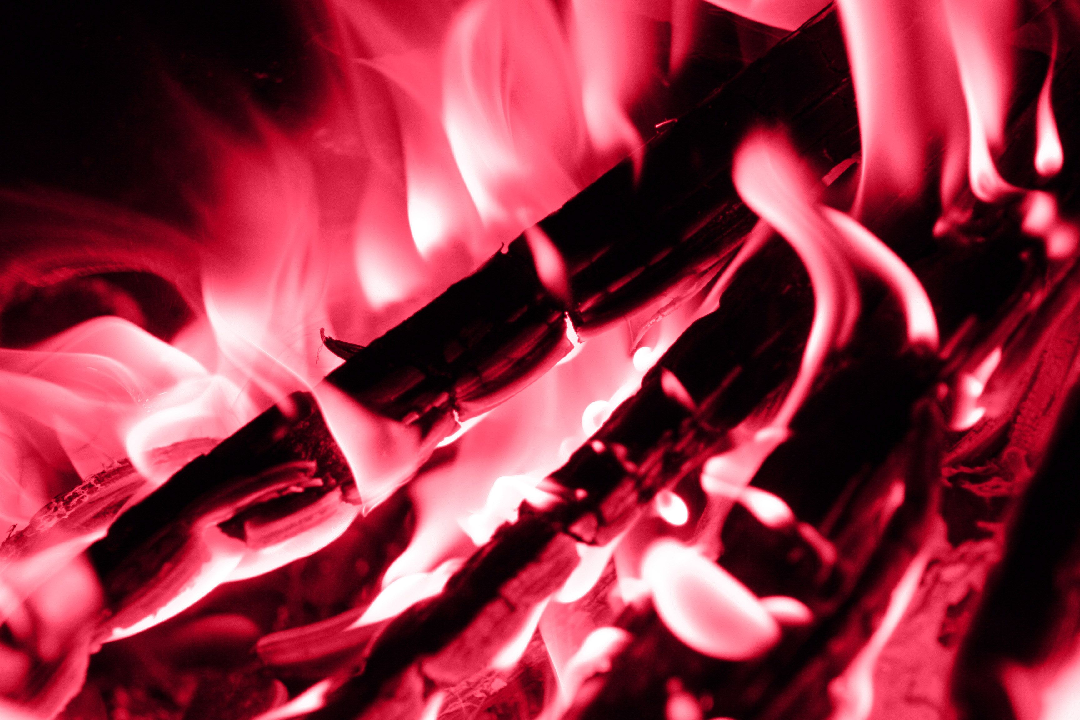 3456x2304 Pink Fire Texture Flame Warm Hot Burn Wallpaper