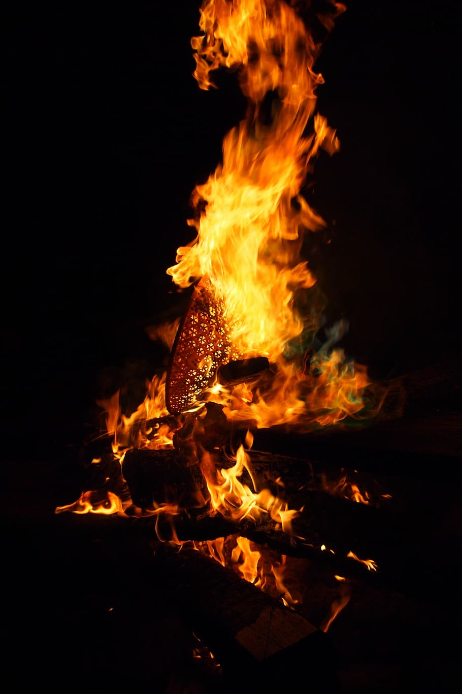 910x1365 3440x1440px. free download. HD wallpaper: fire, campfire, bonfire, hot, heat, blaze, warm, cabin, blazing