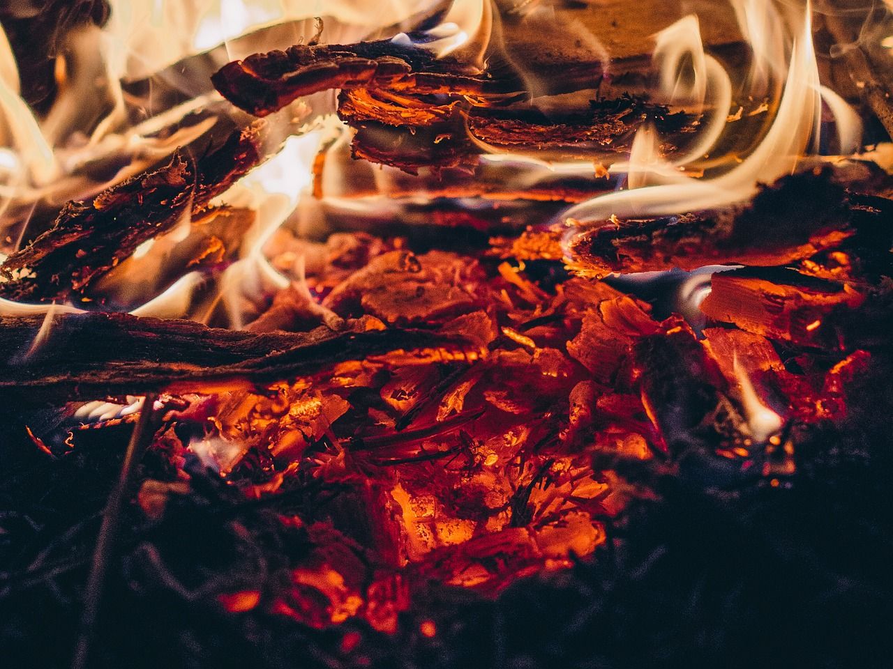 1280x960 Download free photo of Fire, camp, hot, burning, campfire