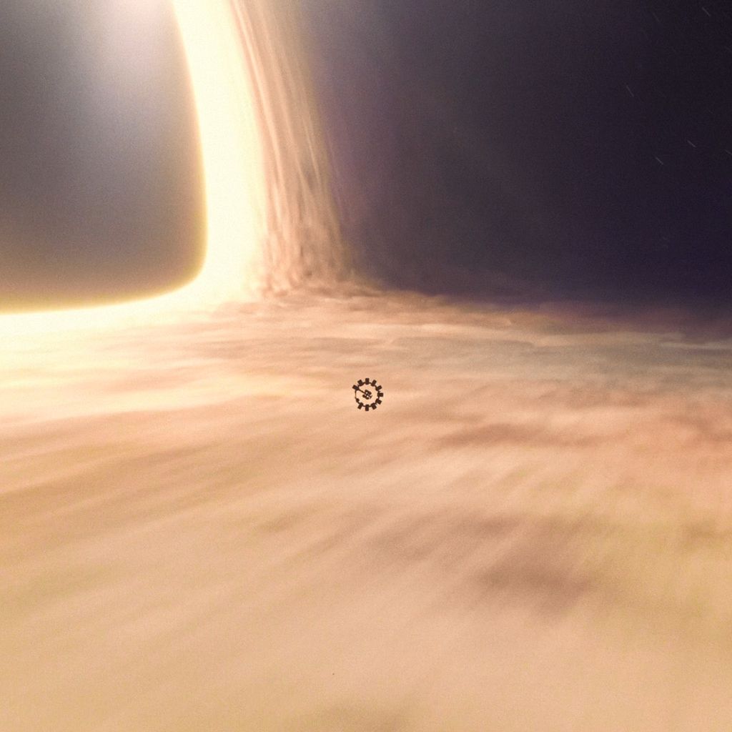 1024x1024 Download Interstellar Movie Gargantua, Interstellar, Movie, Gargantua Wallpaper in 1024x1024 Resolution