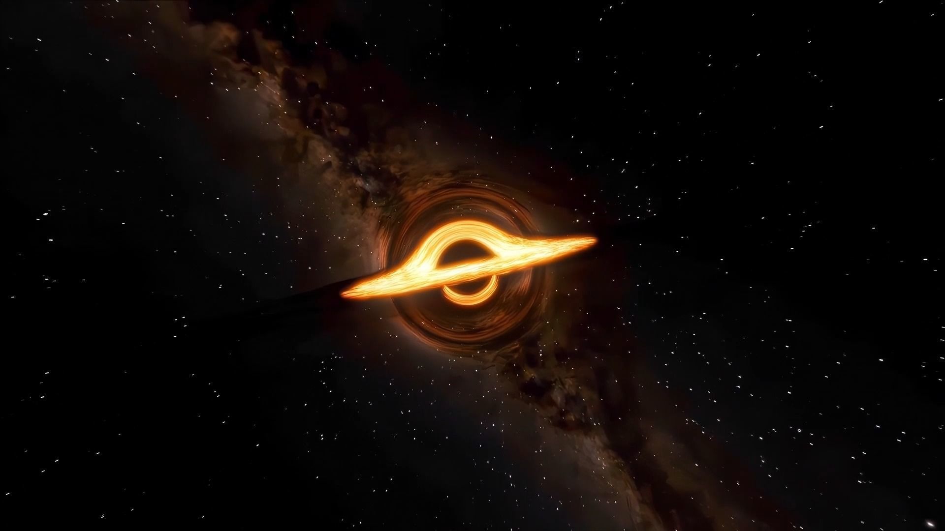 1920x1080 BLACKHOLE OF INTERSTELLAR NAMED GARGANTUA free 3D model animated