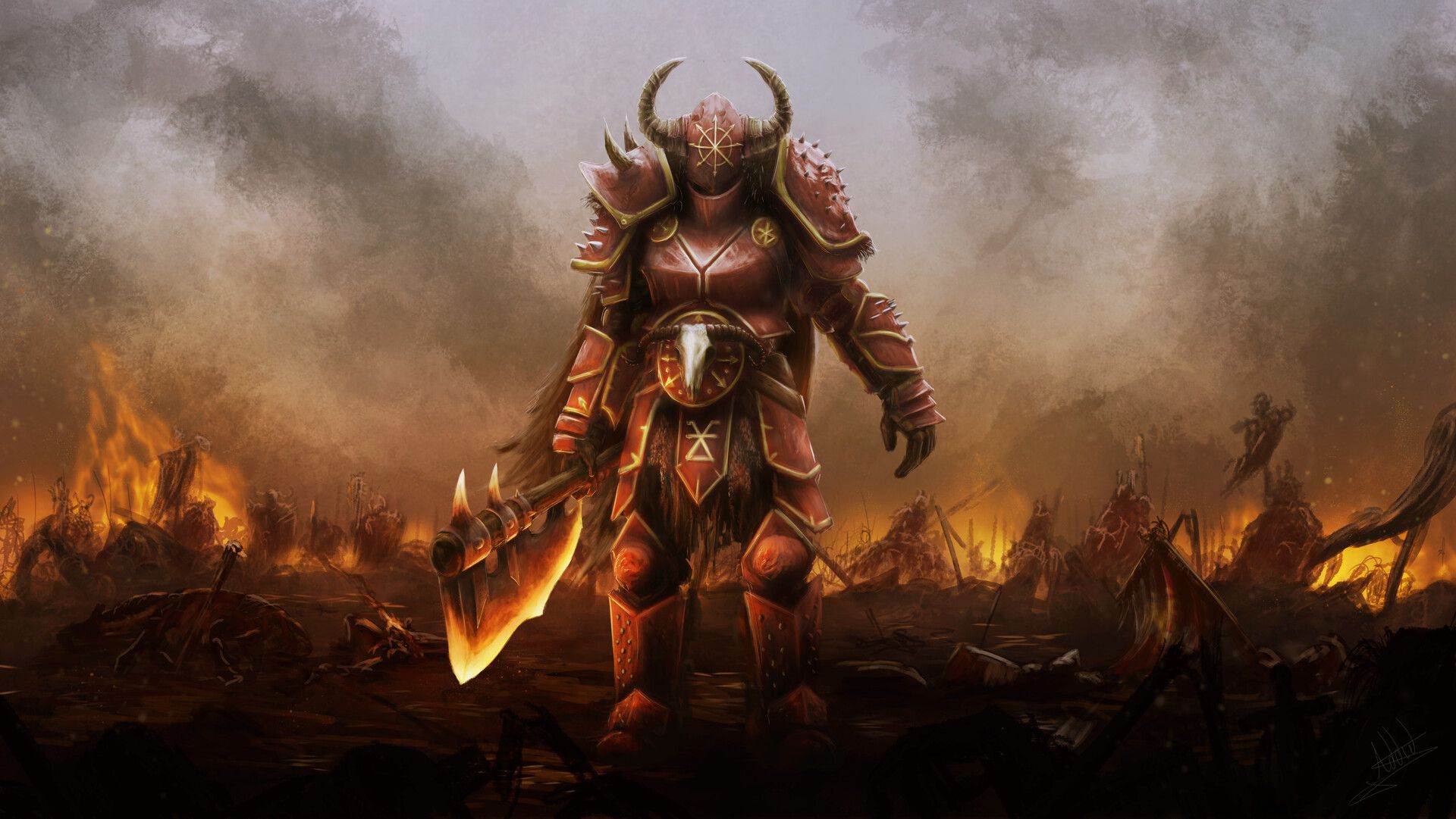 1920x1081 Blood for the blood god skulls for the skull throne