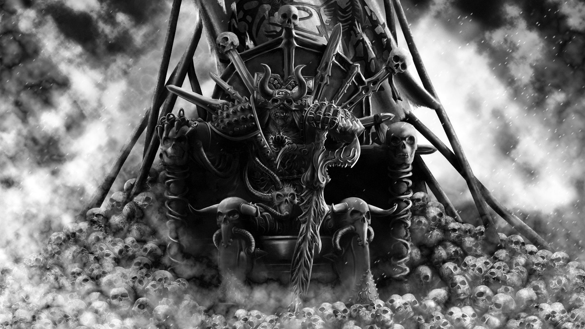 1920x1080 Skull King Wallpaper