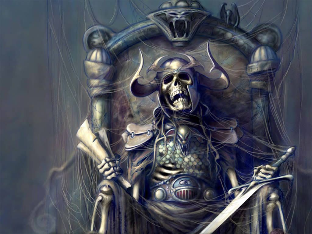 1024x768 Skull King Wallpaper