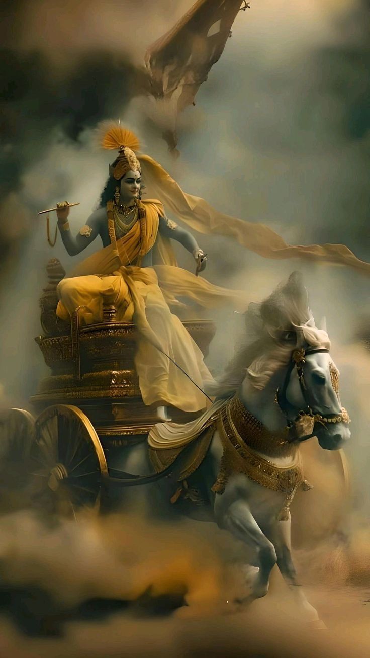 736x1308 Shree Krishna Wallpaper