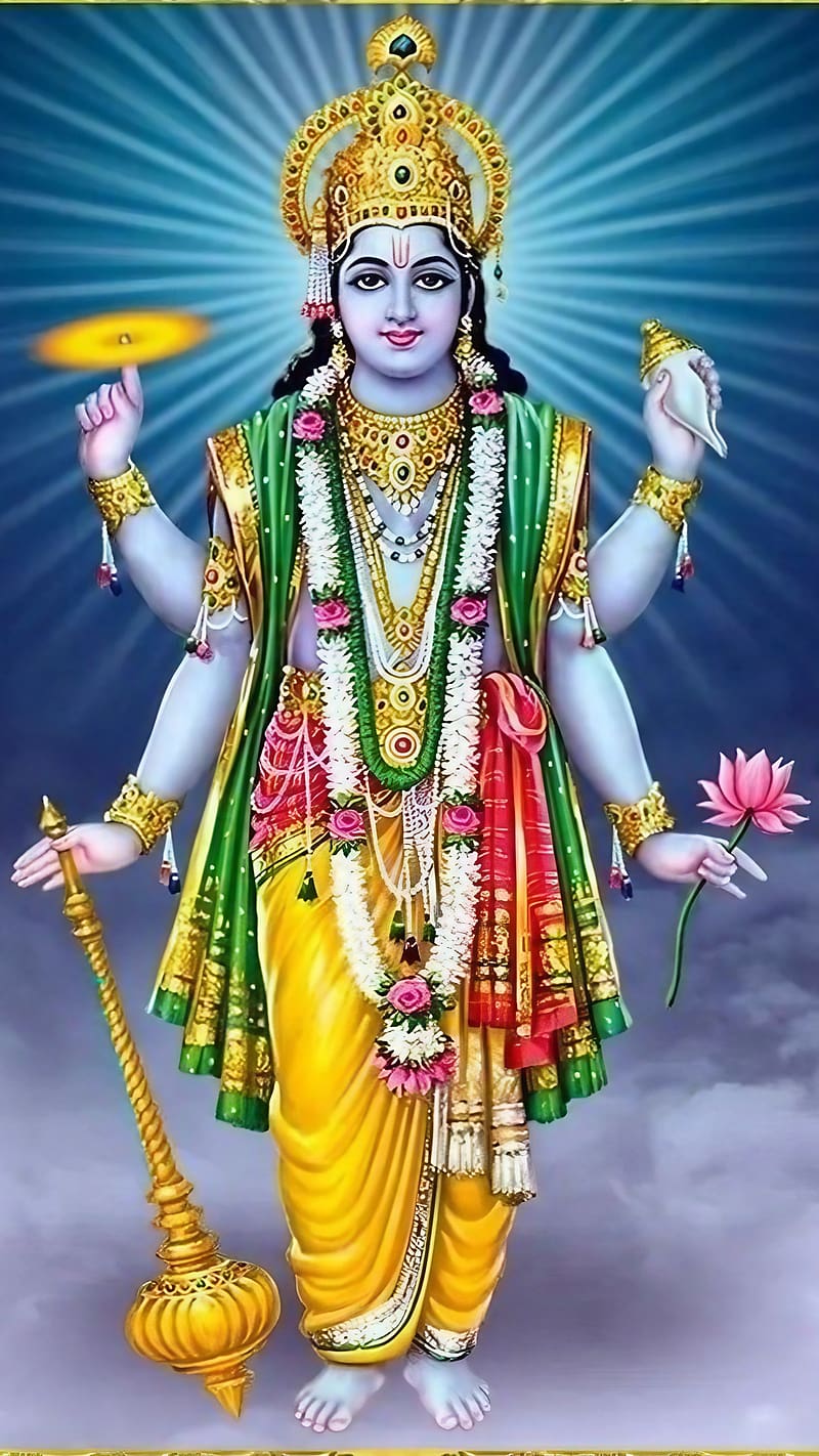 800x1422 Vishnu, arjuna, black, dark, devotional, drowpathi, durgadevi, ganesh, narayana, HD phone wallpaper