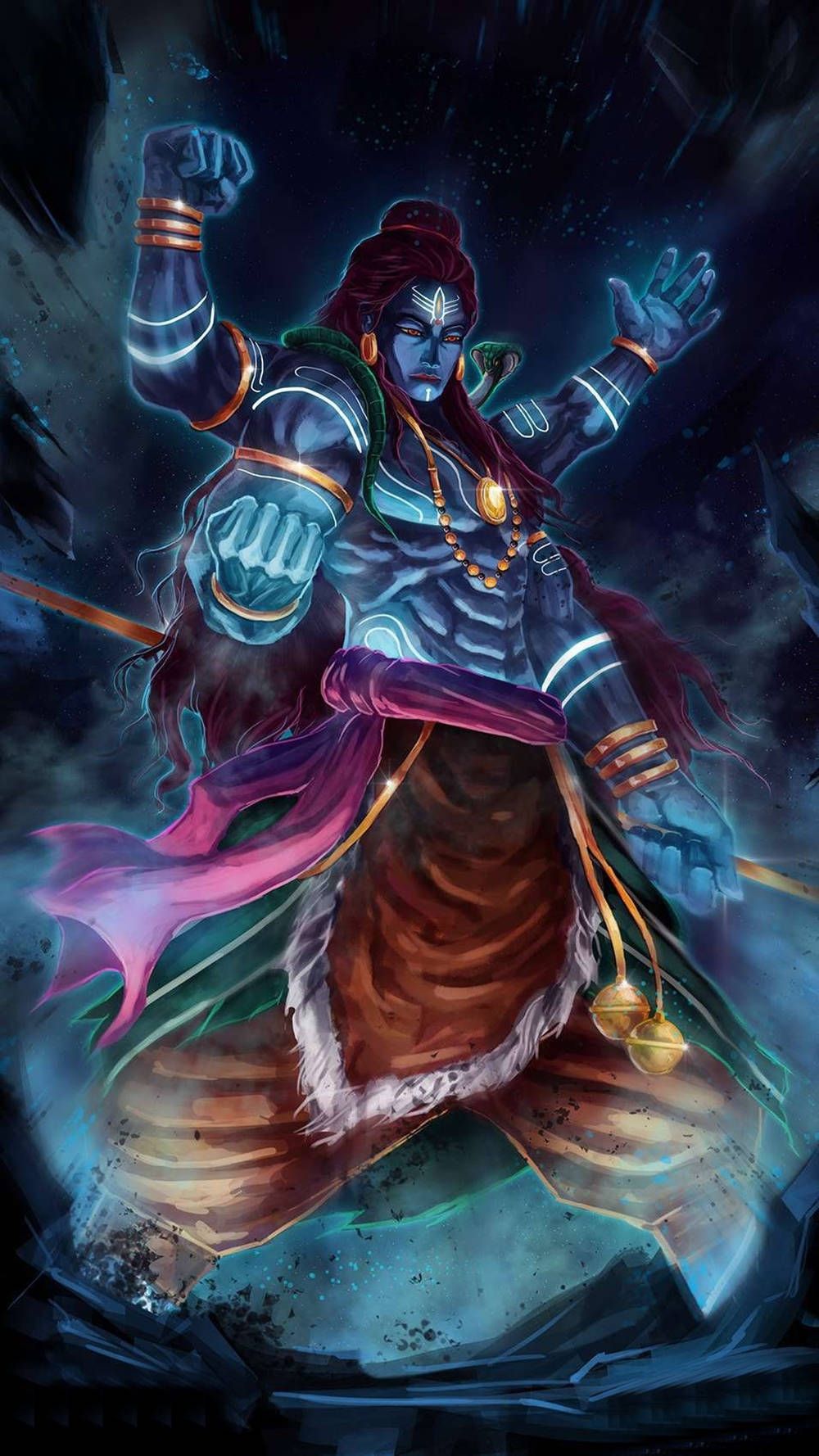 1000x1778 Angry Vishnu HD Wallpaper (100++)