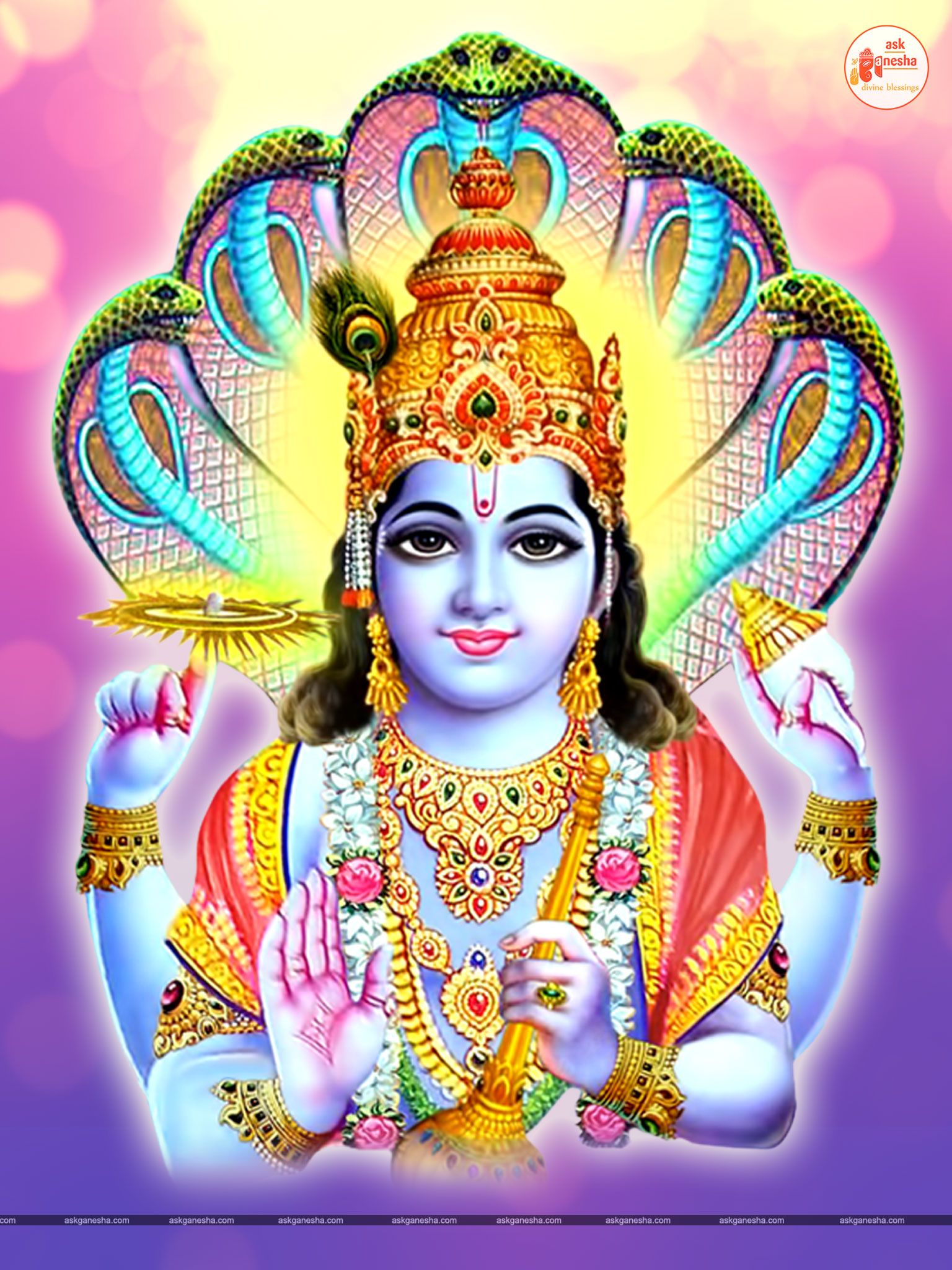 1536x2048 Vishnu Wallpaper [HD]. Download Free Image on Askganesha