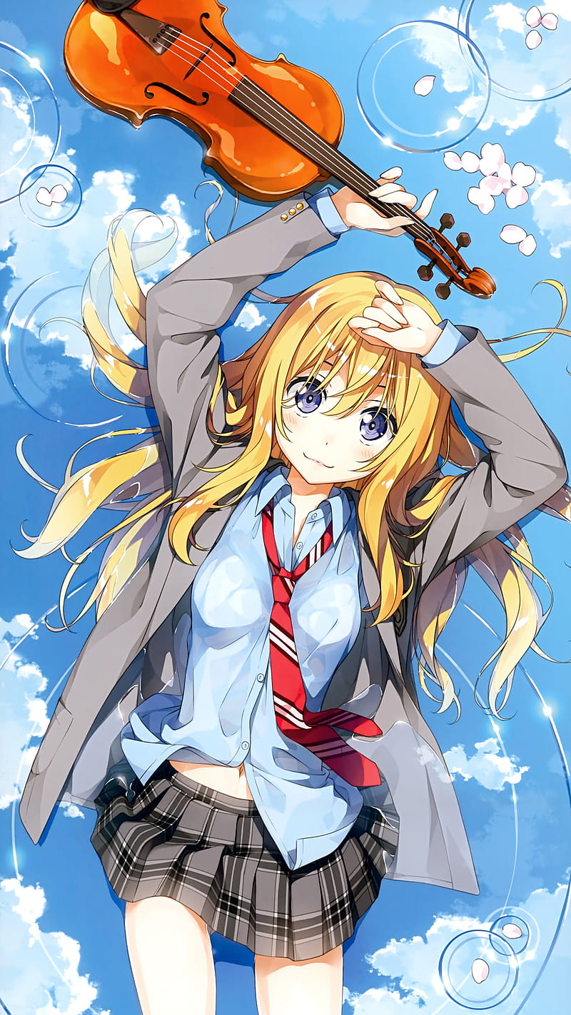 800x1423 anime, kaori, HD phone wallpaper