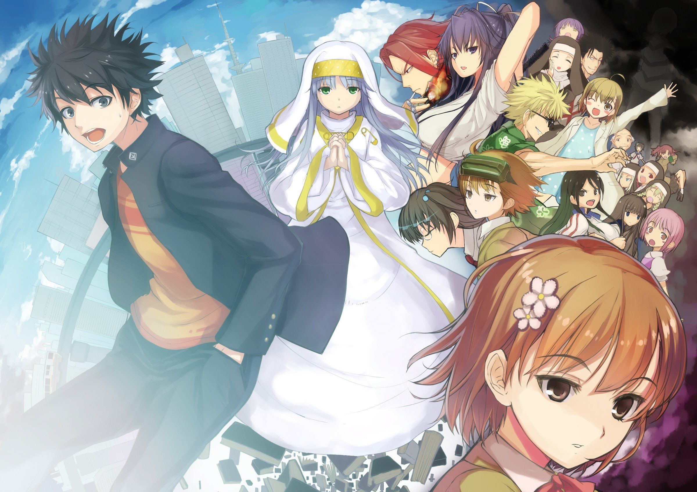 2400x1695 To aru Majutsu no Index, Last Order, Accelerator, Misaka Mikoto, Touma Kamijou, Index Librorum Prohibitorum, Kanzaki Kaori Wallpaper HD / Desktop and Mobile Background