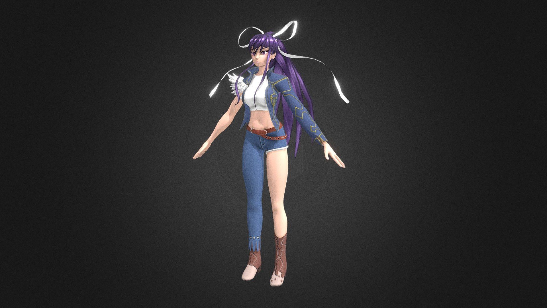 1920x1080 Kaori Kanzaki Free 3D model by Ginseven [ca12339]