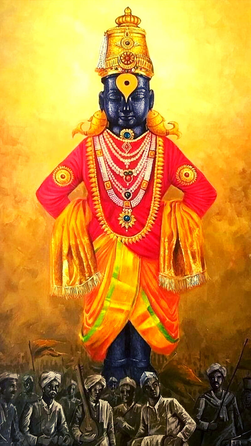 800x1422 HD vitthal wallpaper