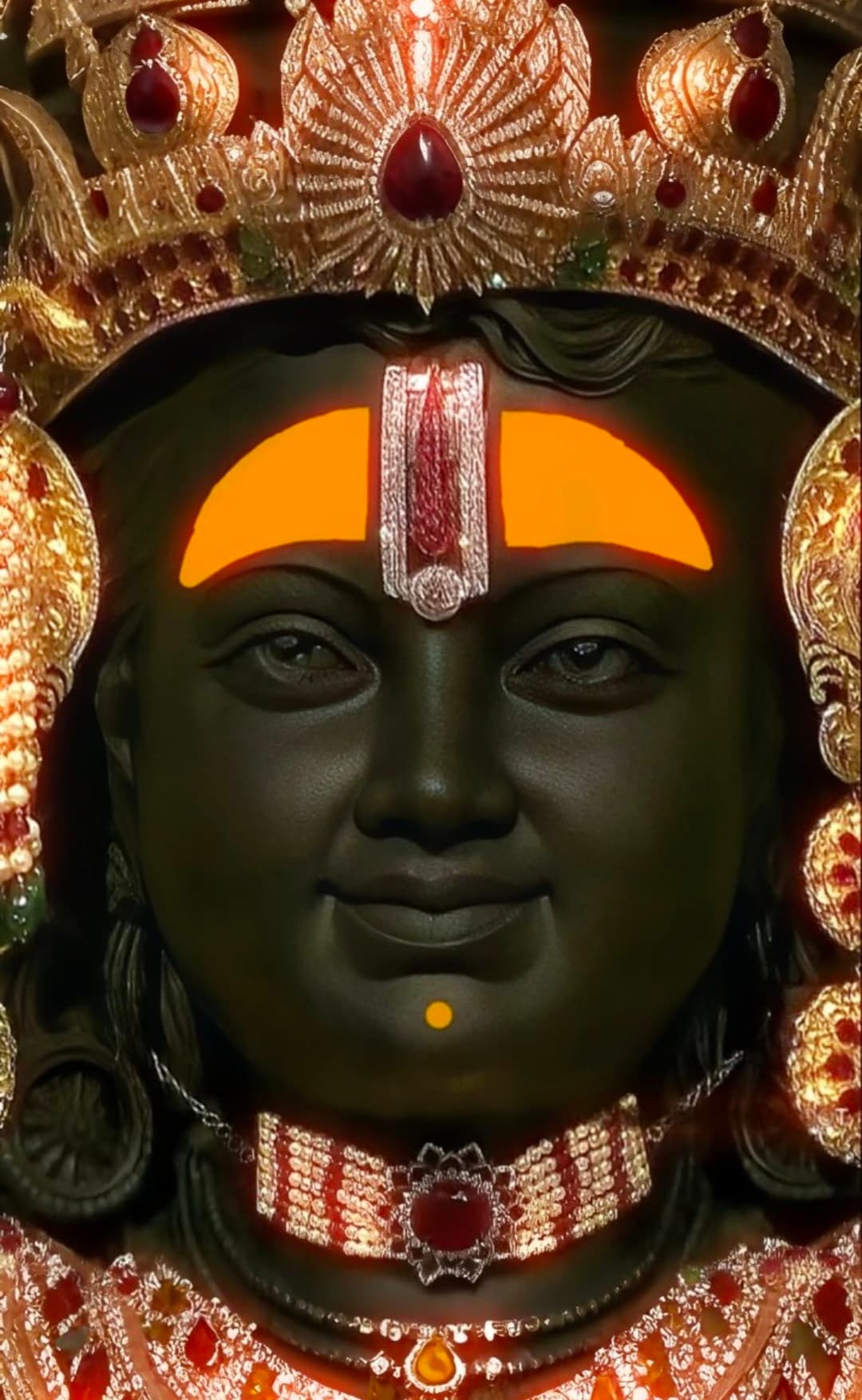 1080x1754 Close Up Divine Face Of Lord Vitthal