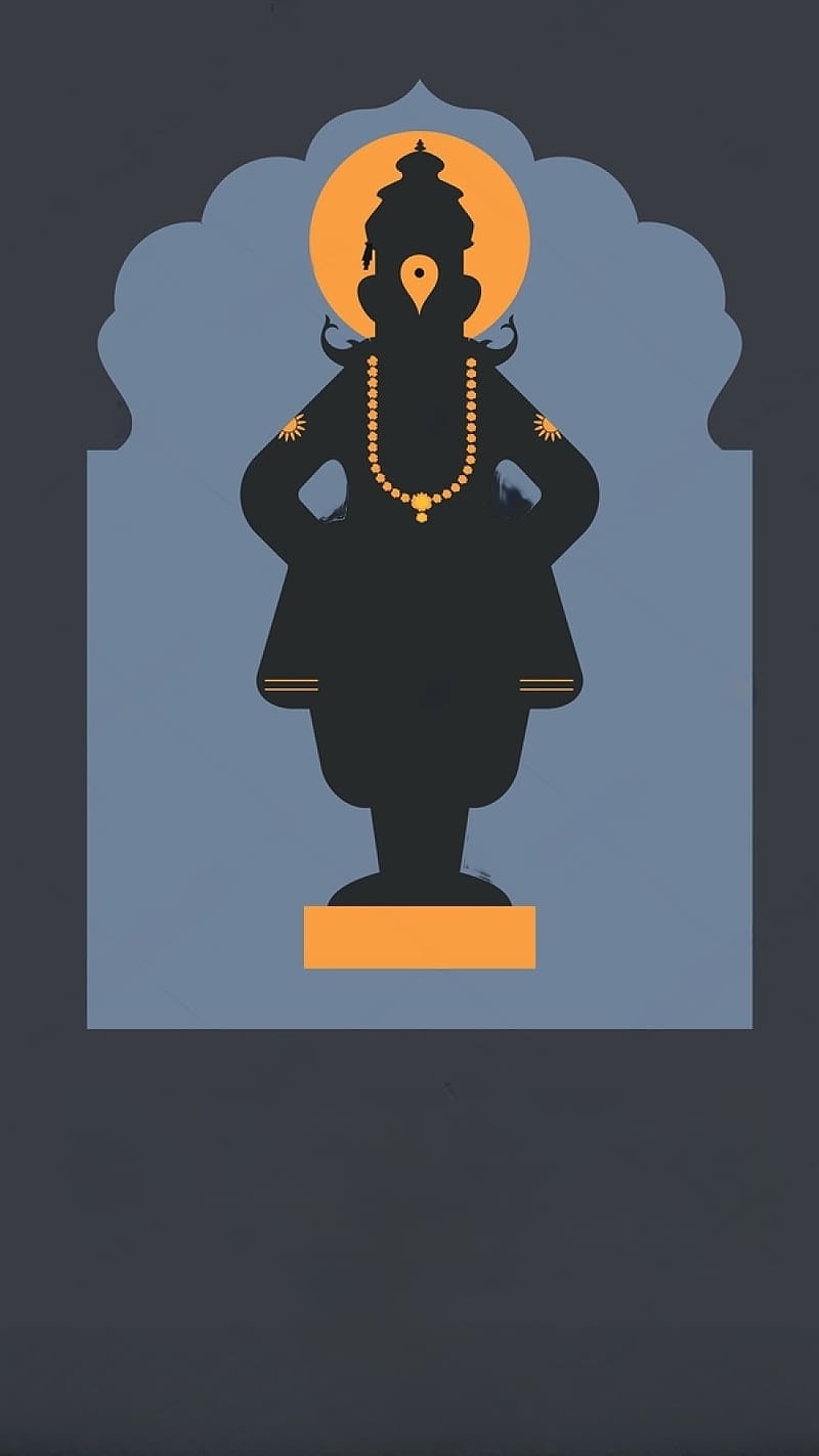 800x1422 Vitthal, Vector Art, hindu god, bhakti, devotional, HD phone wallpaper
