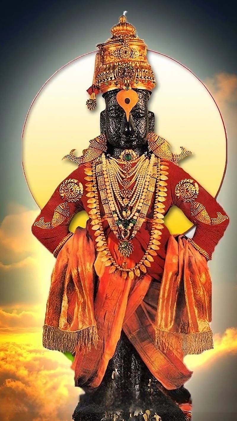800x1422 HD lord vitthal background wallpaper
