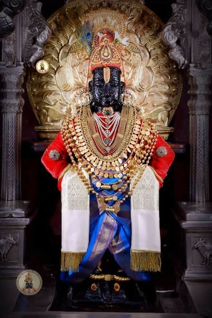 736x1104 Shri vitthal image HD. Vitthal HD wallpaper, Sri balaji HD wallpaper, Hindu god