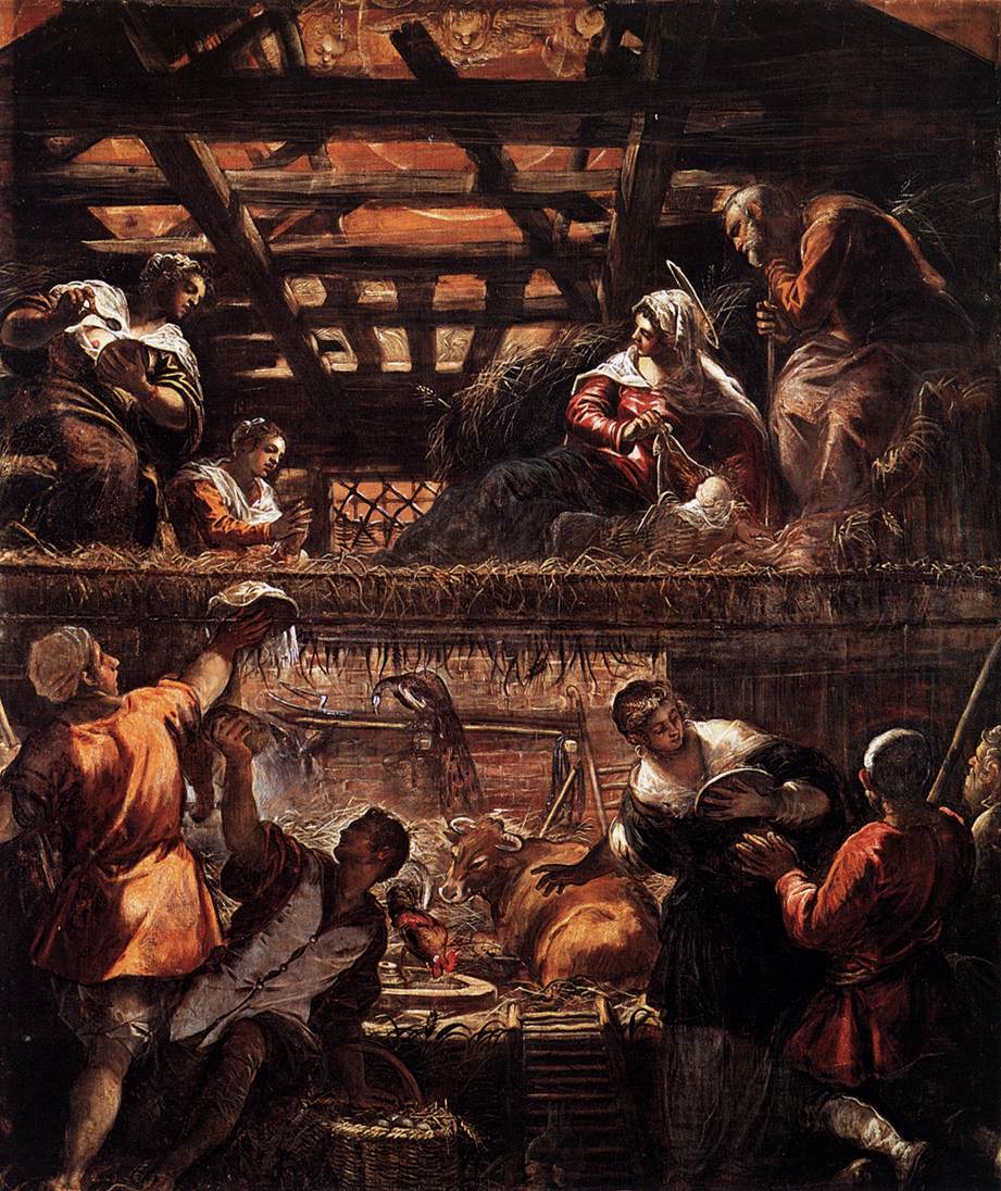 921x1096 Jacopo Tintoretto Adoration of the Shepherds