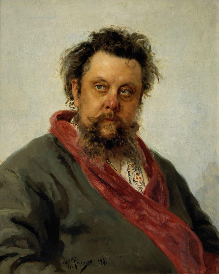 841x1050 Portrait of M. P. Musorgsky Ilya Repin on USEUM