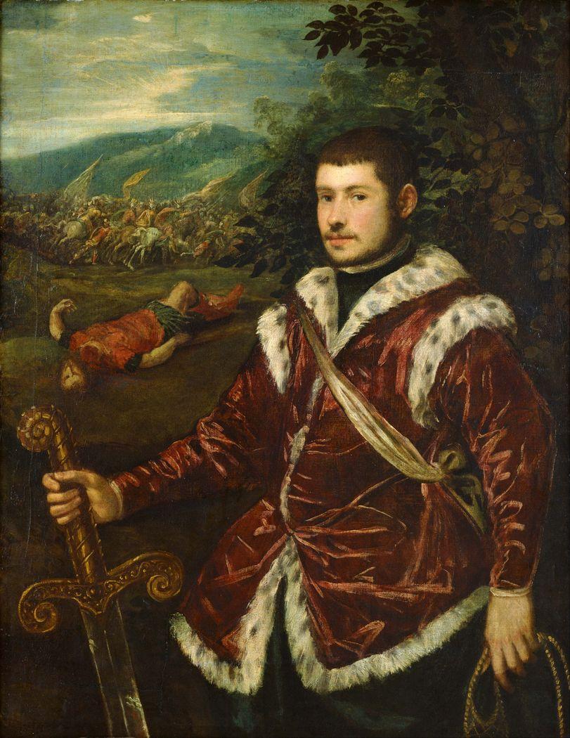 811x1050 Portrait of a Young Man as David Tintoretto on USEUM