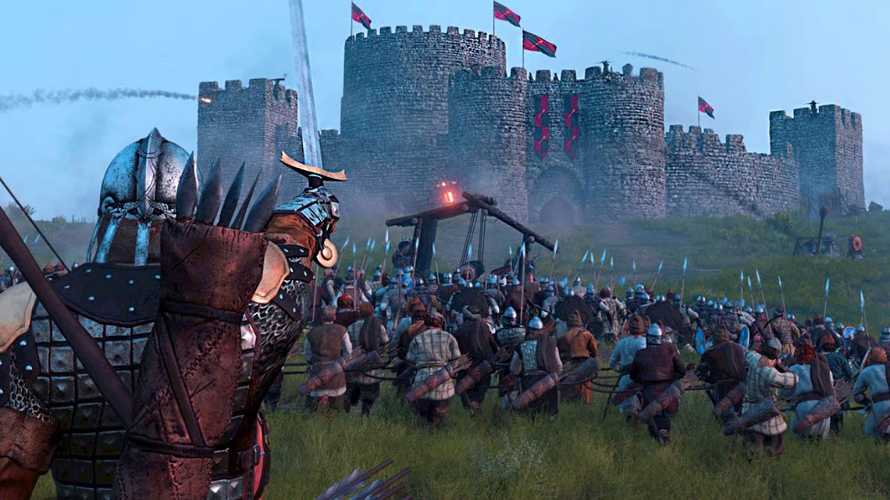 1280x720 Sieging the LARGEST CASTLE WALLS Defense in Medieval Battle Simulator