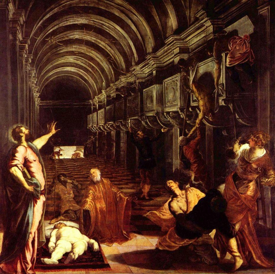 930x928 Finding of the body of St Mark Tintoretto on USEUM