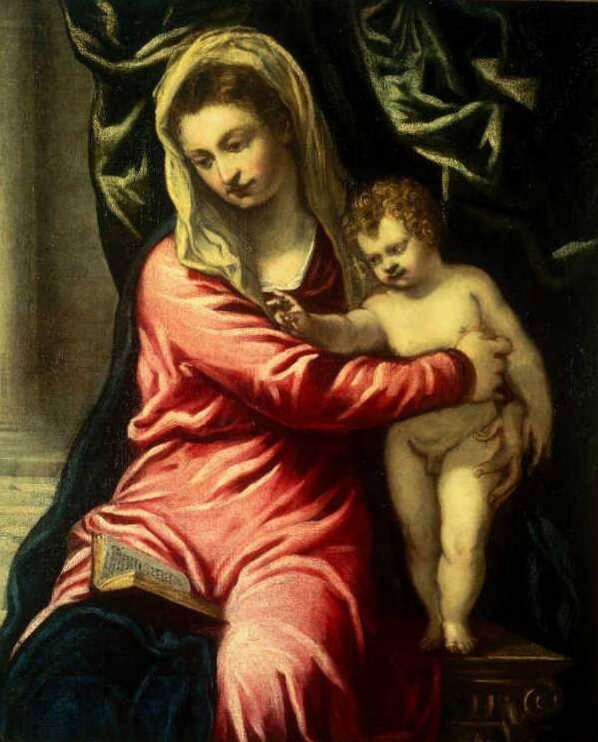847x1050 Maria with Child Tintoretto on USEUM