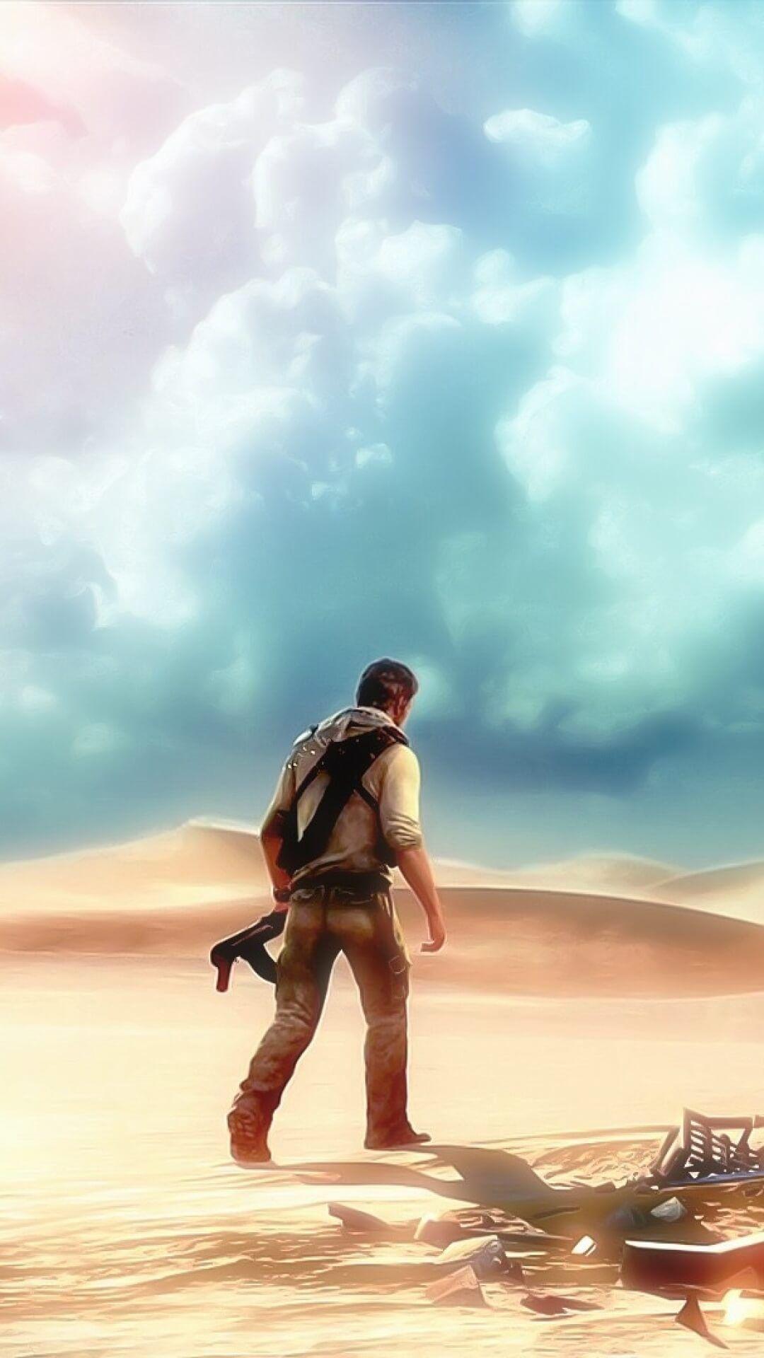 1080x1920 Uncharted Desert Wallpaper iPhone 3