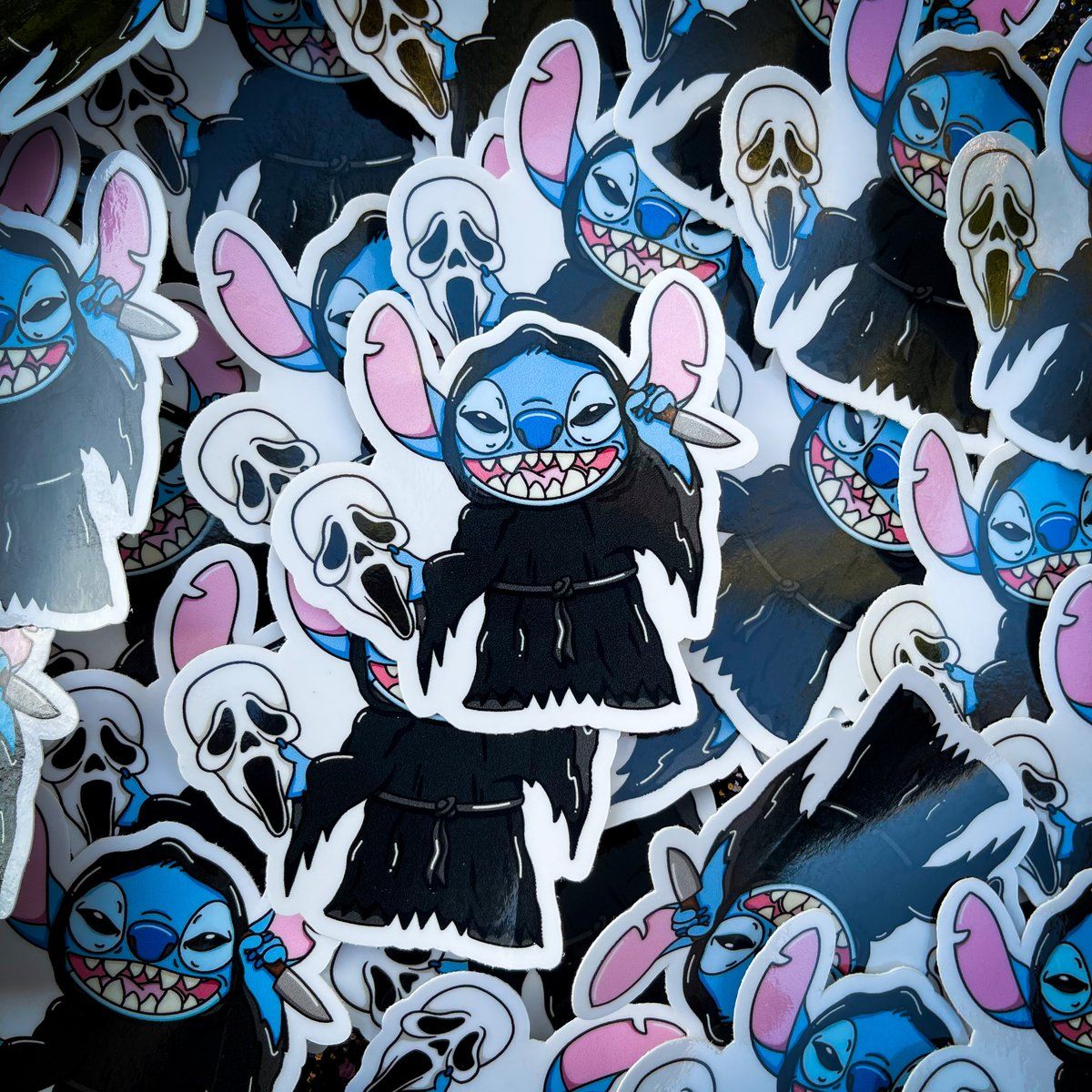 1200x1200 Ghostface Stitch Sticker