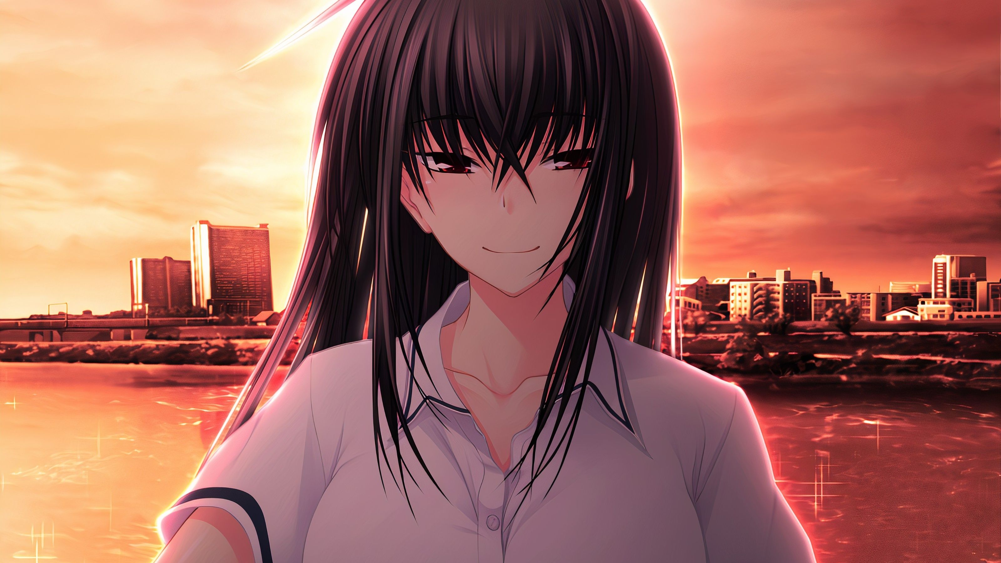 3200x1800 Desktop wallpaper: Majikoi Oh! Samurai Girls, Anime, Maji De Watashi Ni Koi Shinasai!, Momoyo Kawakami 4K free download for PC. 987320