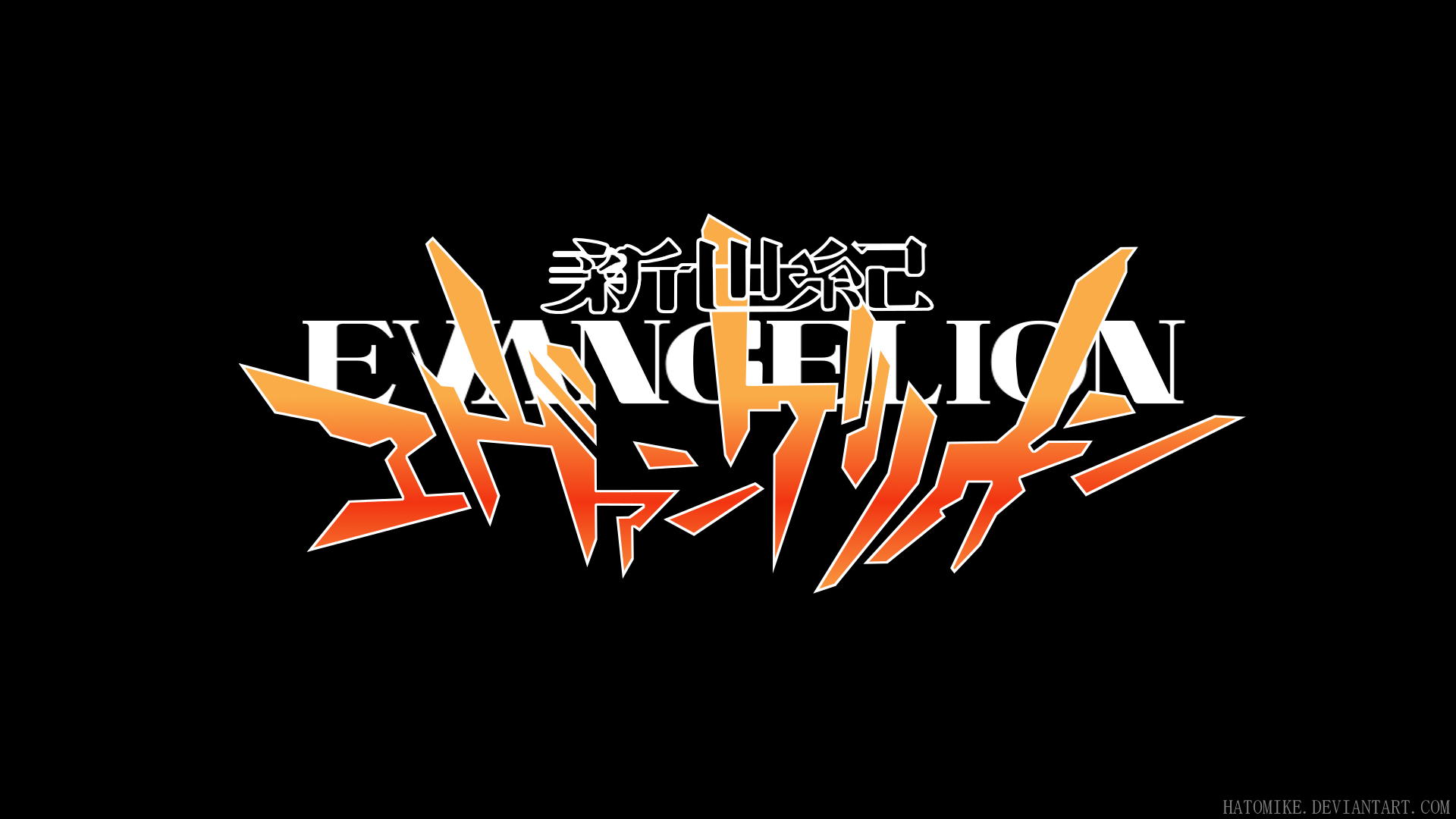 1920x1080 Neon Genesis Evangelion Logo HD Wallpaper