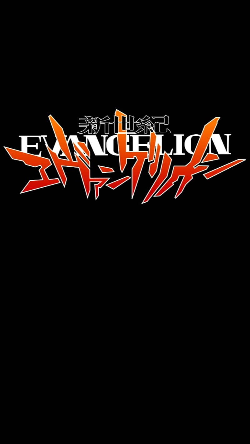 800x1422 Evangelion Logo, evangelion, neon genesis evangelion, HD phone wallpaper