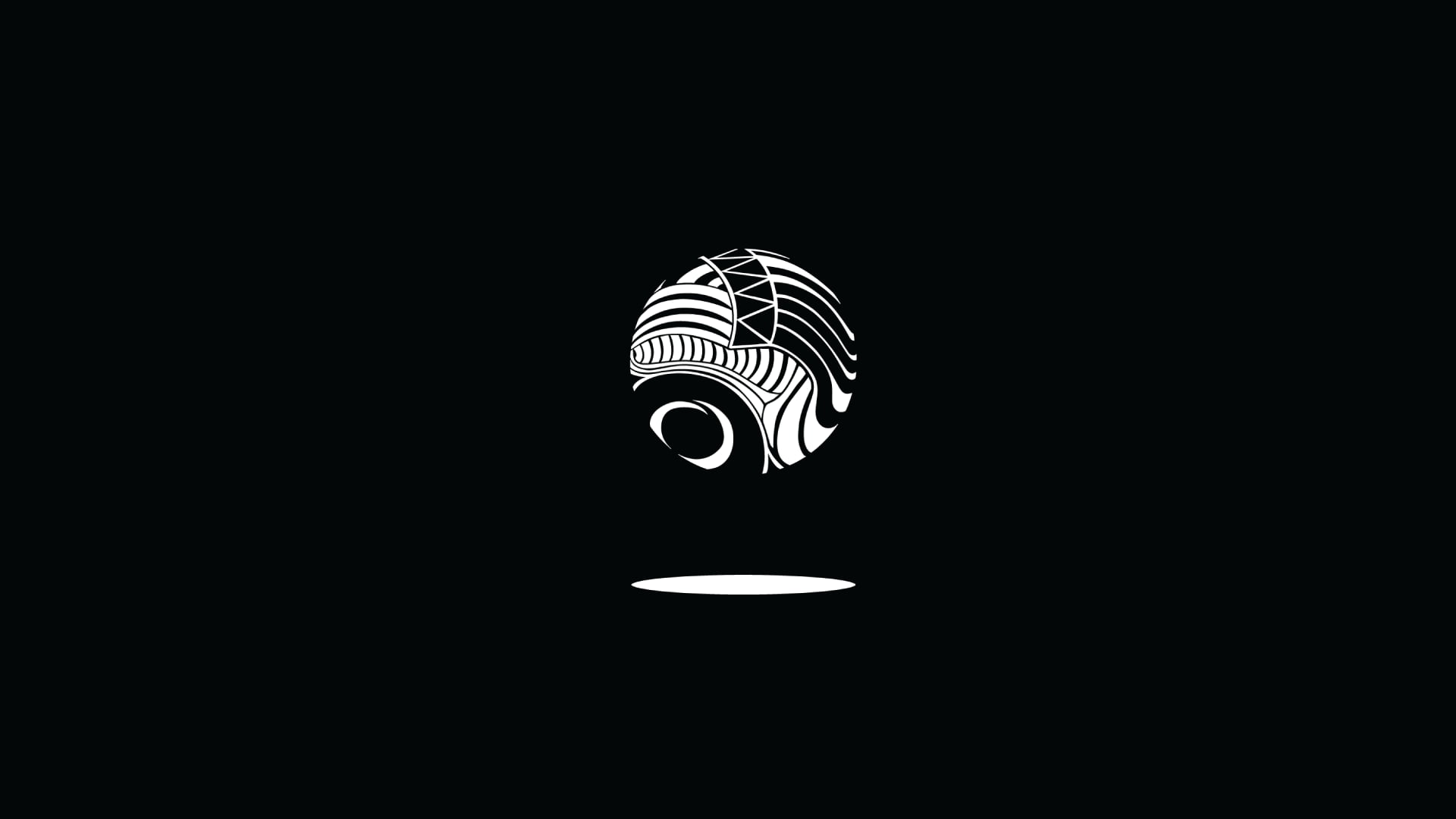 1920x1080 Round white and black logo, anime, Neon Genesis Evangelion, Leliel ( Evangelion), Angel (Evangelion) HD wallpaper