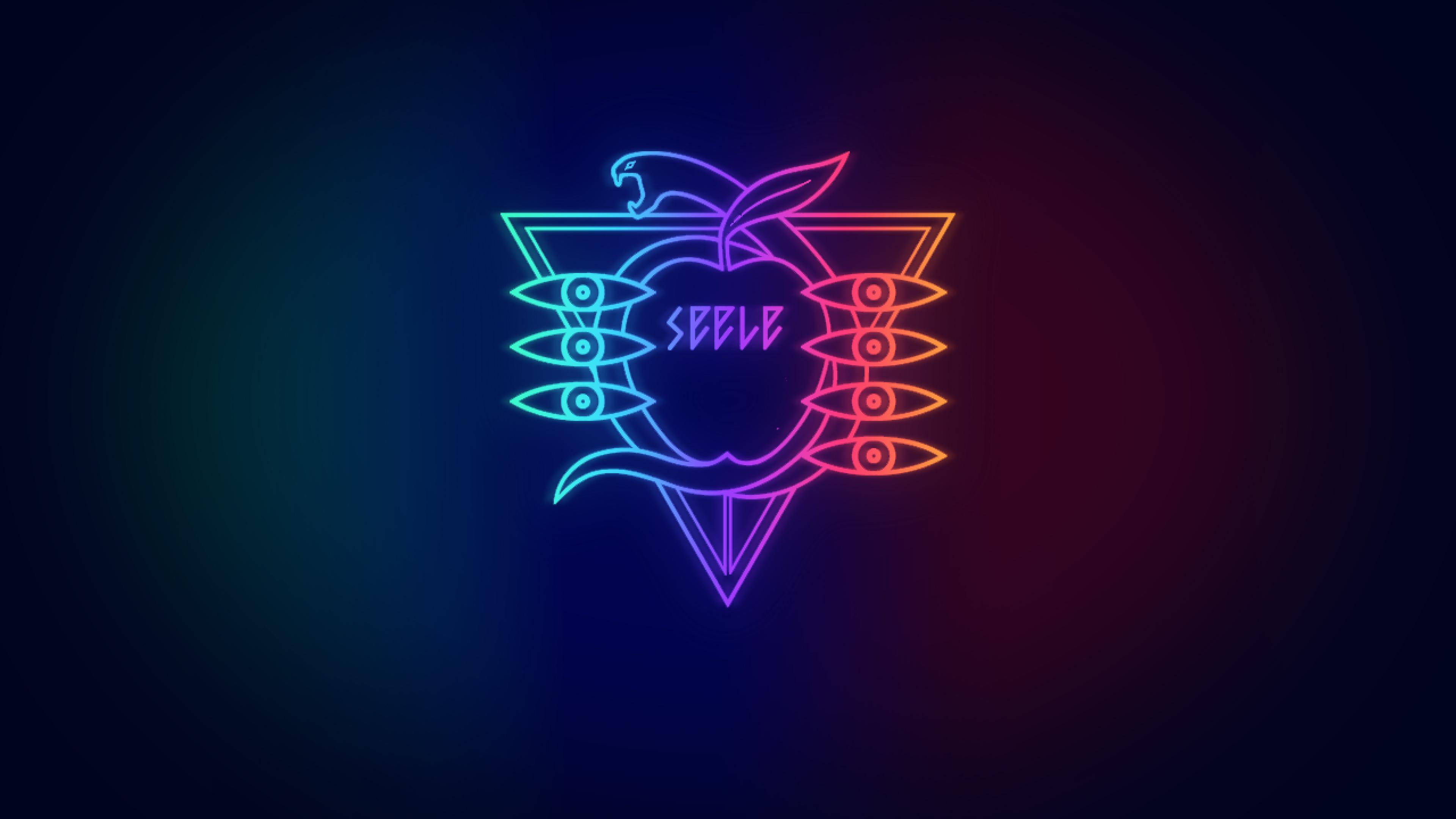 3840x2160 Neon SEELE Wallpaper [3840 x 2160]