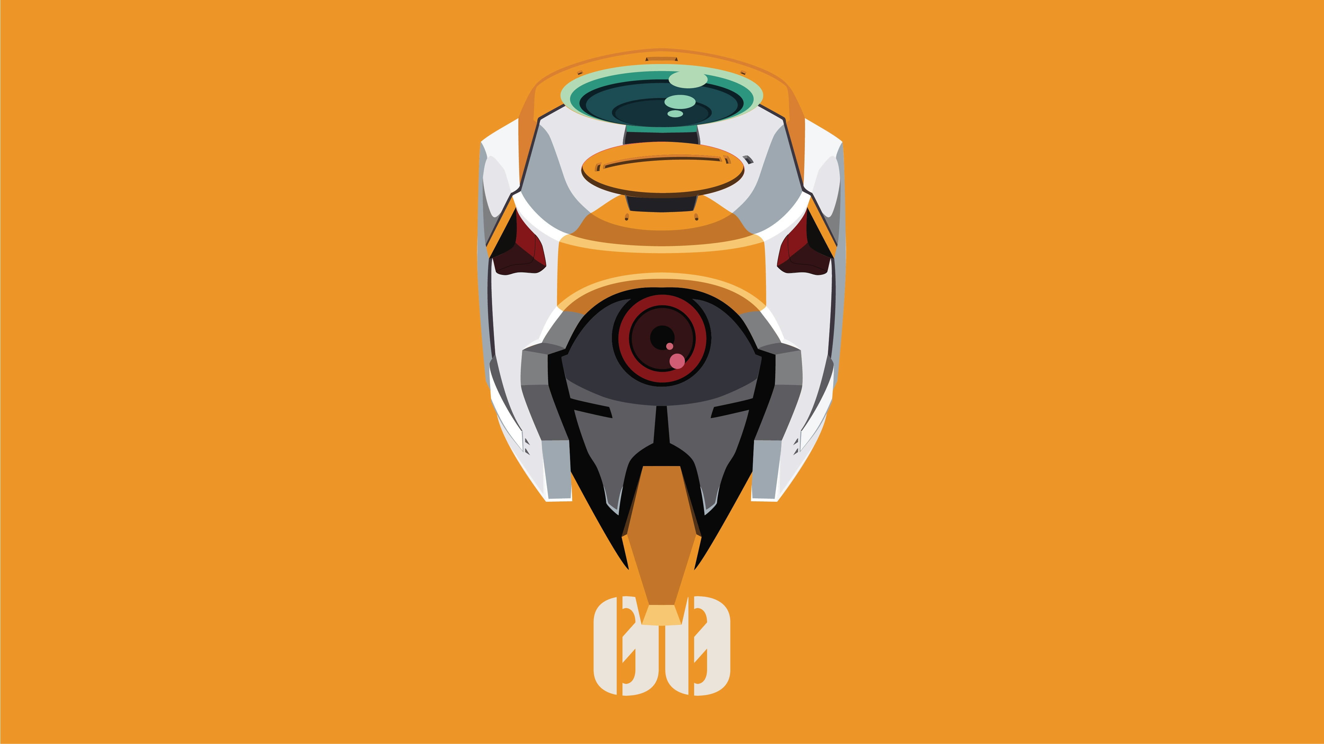 4297x2417 Yellow and white logo, Neon Genesis Evangelion, mech, EVA Unit 00 HD wallpaper