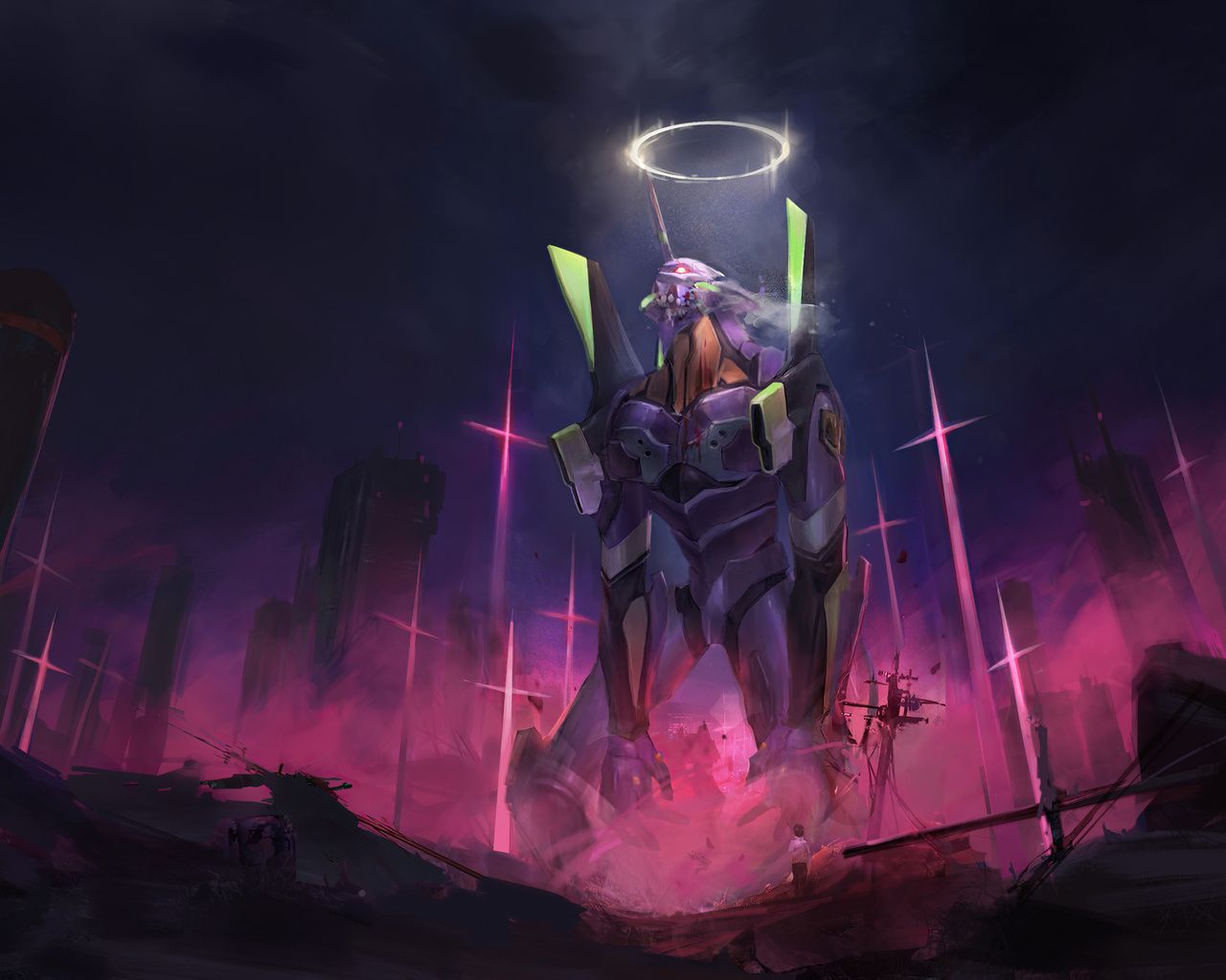 1280x1024 Evangelion Unit 01 4k Wallpaper, 1280x1024 Resolution HD 4k Wallpaper, Image, Background, Photos and Picture