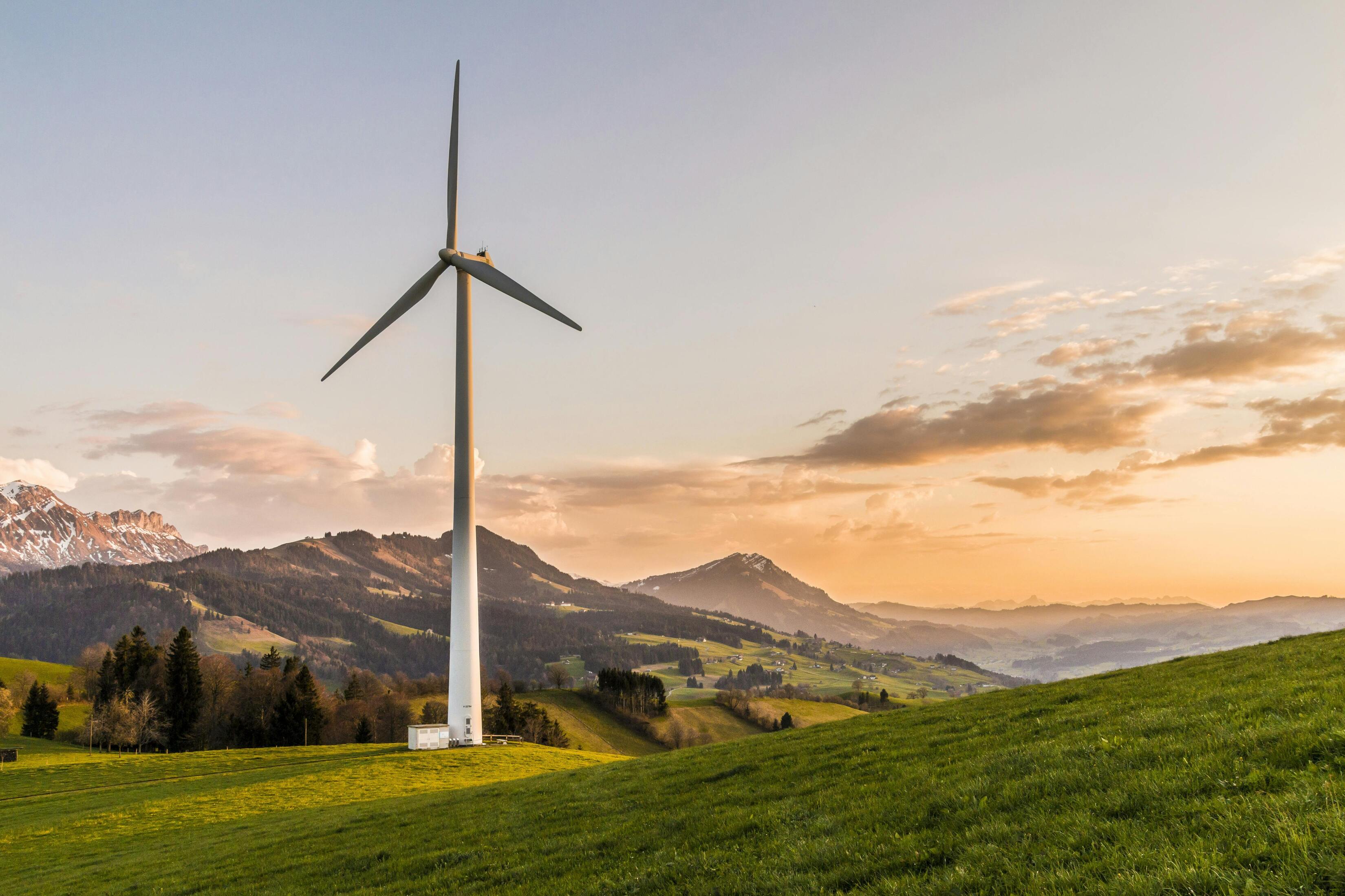 3300x2200 Wind Mill Windmill Wind Turbine Renewable Energy Clean Mountain Landscape